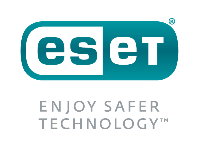 ESET logo - Stacked - Colour - Mid Grey tag - RGB